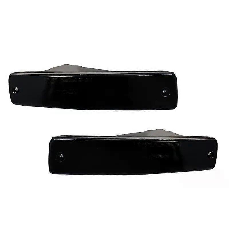 Car Front Bumper Turn Signal Light Cover Housings Kit For 1990 1991 Honda CR-X CRX Front Corner Parking Lamp No Bulb / Socket