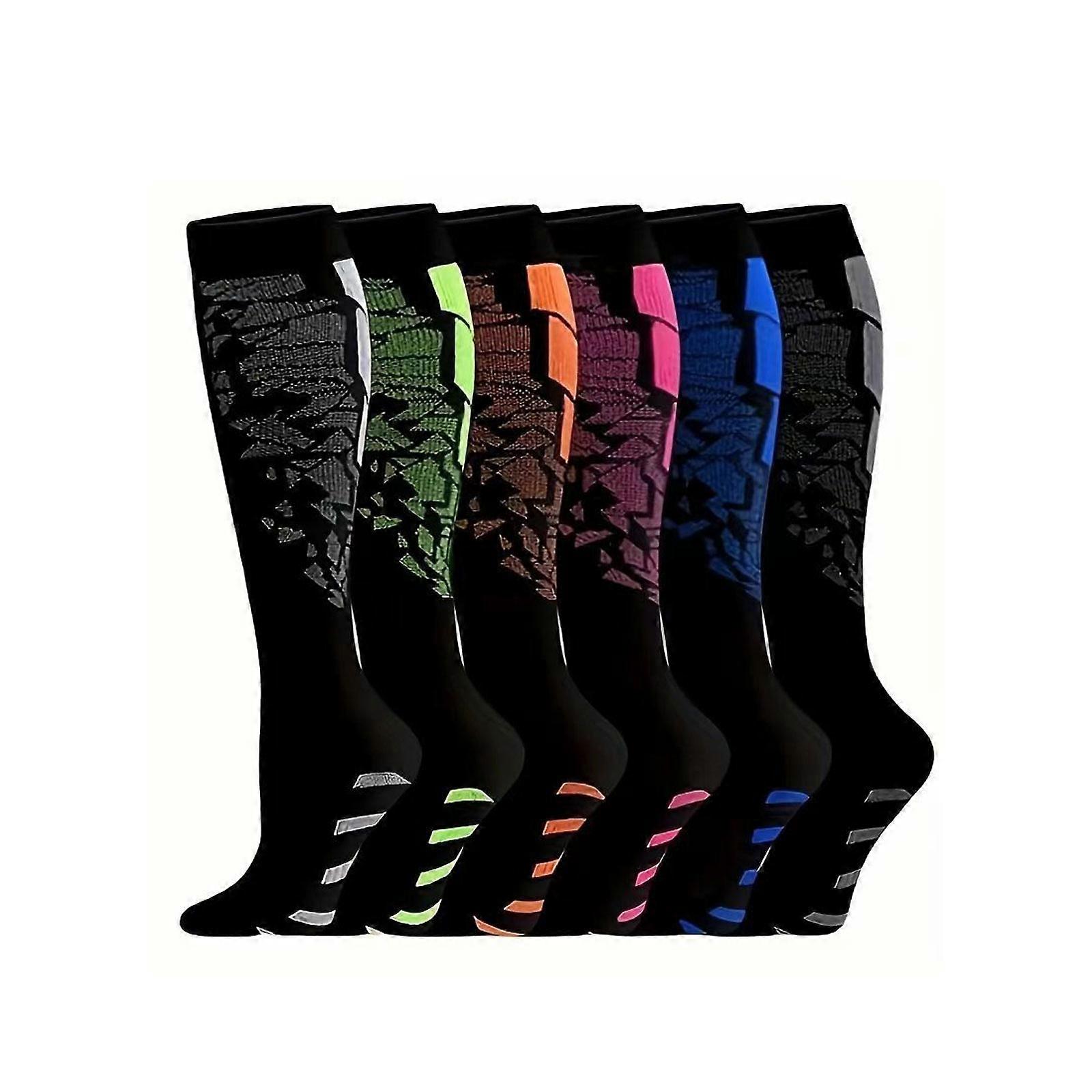 Breathable Compression Socks - Colourful & Perfect for Long Hours