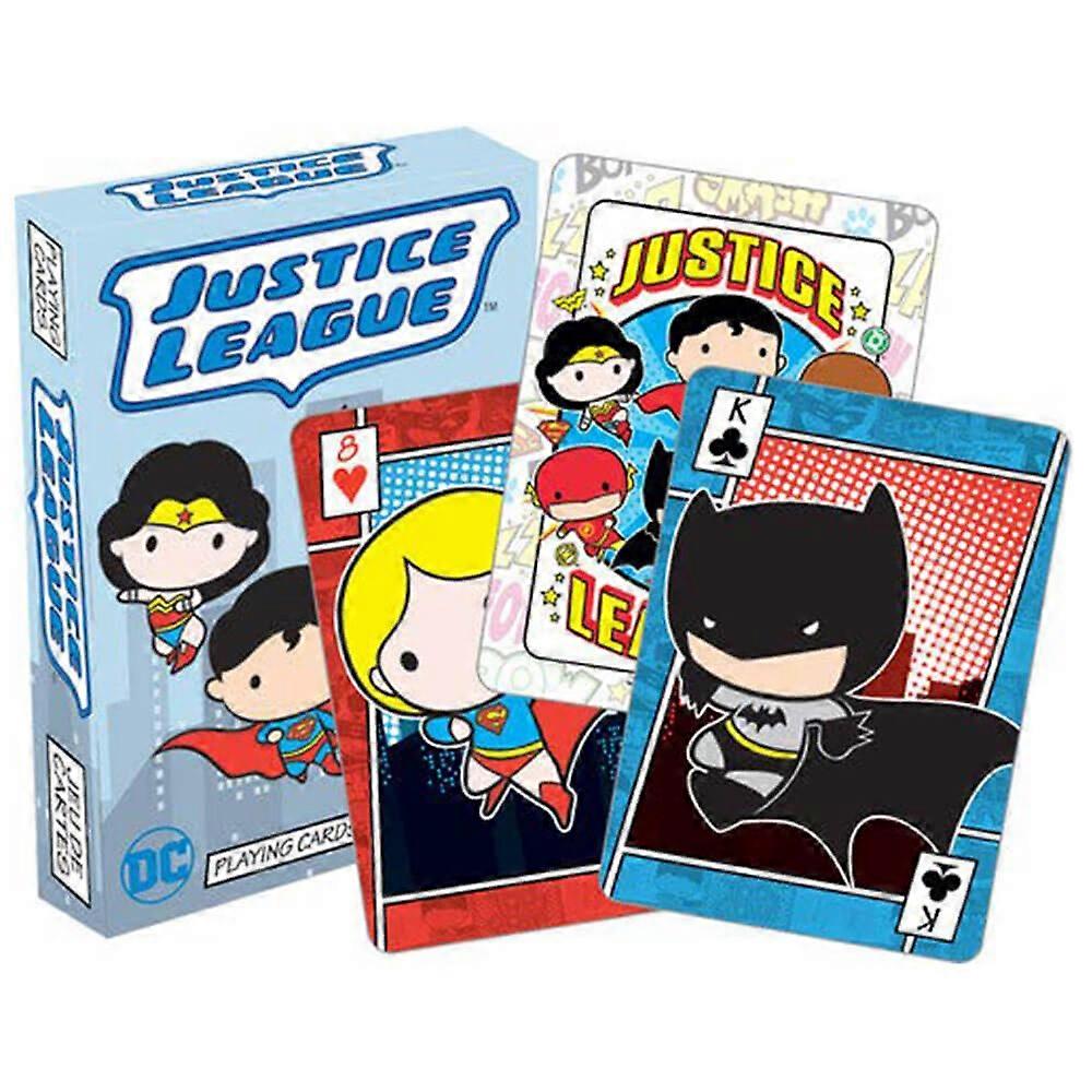 Aquarius DC Comics Chibi Designed Exciting Enjoyably Fun Playing Cards