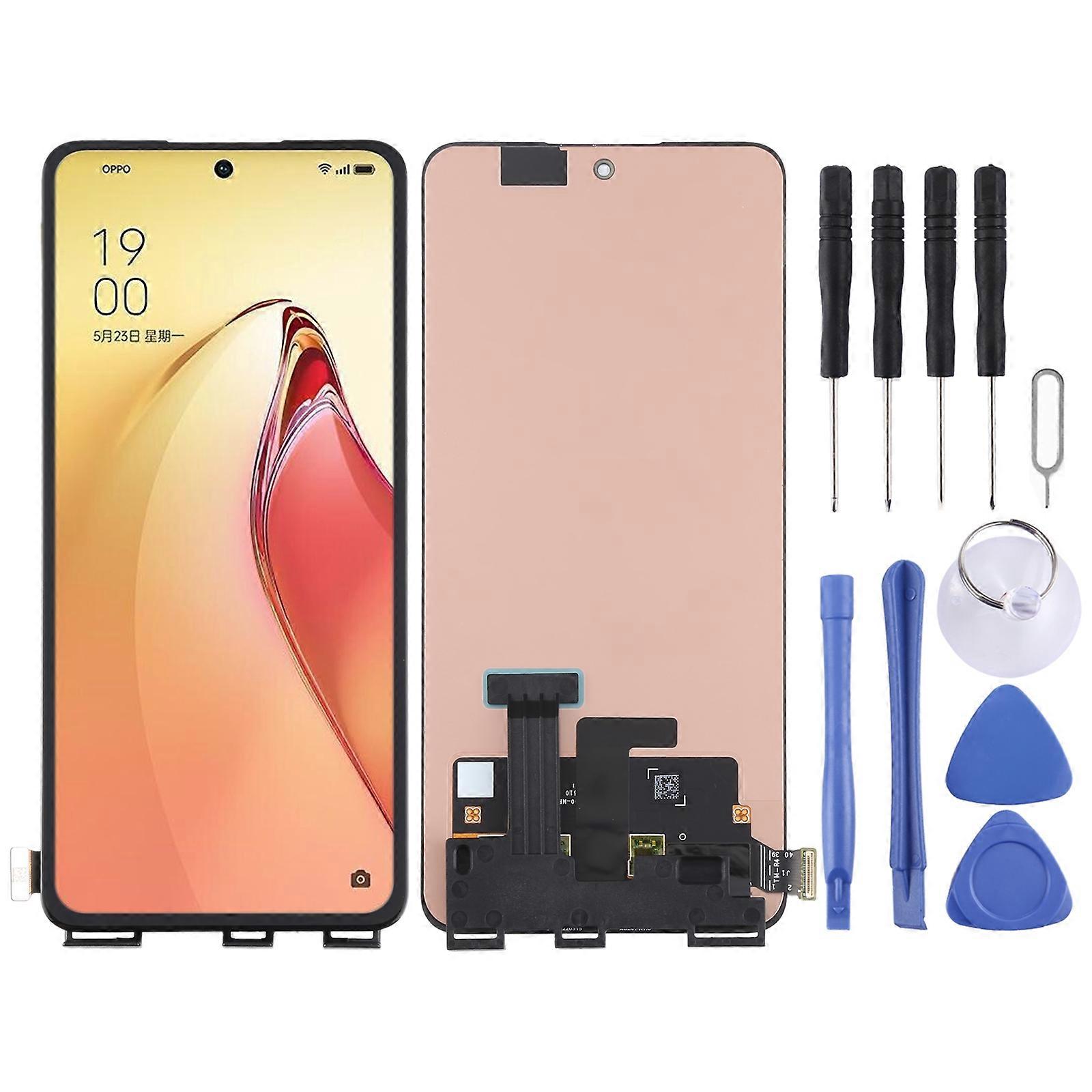 COMPATIBLE AMOLED LCD Screen For OPPO Reno8 Pro+/Realme GT Neo3 with Digitizer Full Assembly