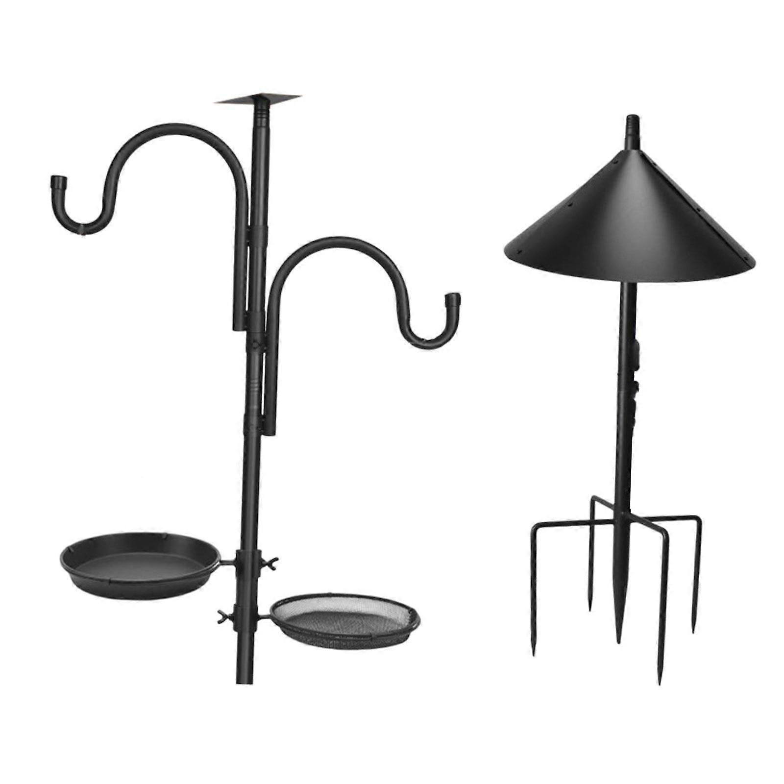 Fuglefoder Pole Gaver Fuglefoderstation til Vindspil Lanterner Kurve