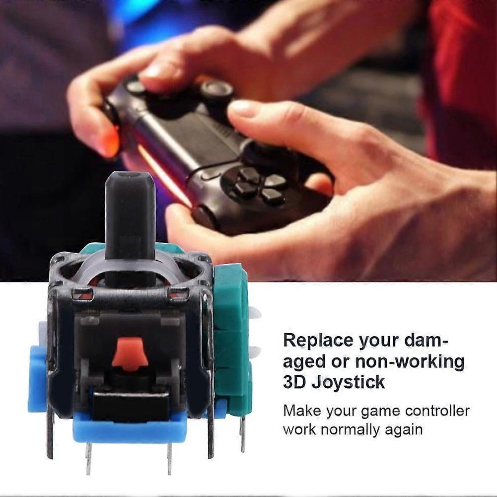 2pcs 3D Thumbstick Joystick Module Replacement for Playstation 4 Wireless Controller
