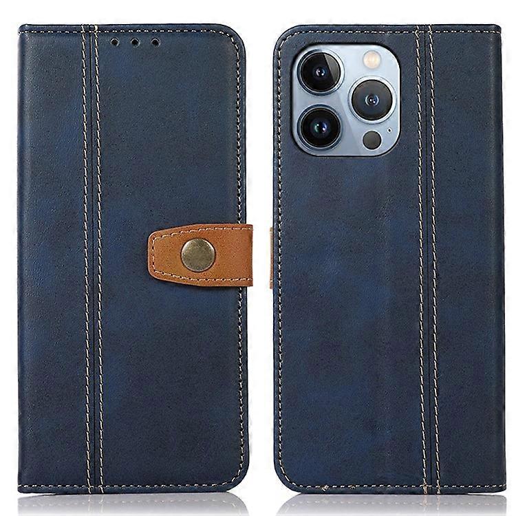 Compatible For iPhone 16 Pro Max Case Leather Wallet Stand Calf Texture Phone Protective Cover