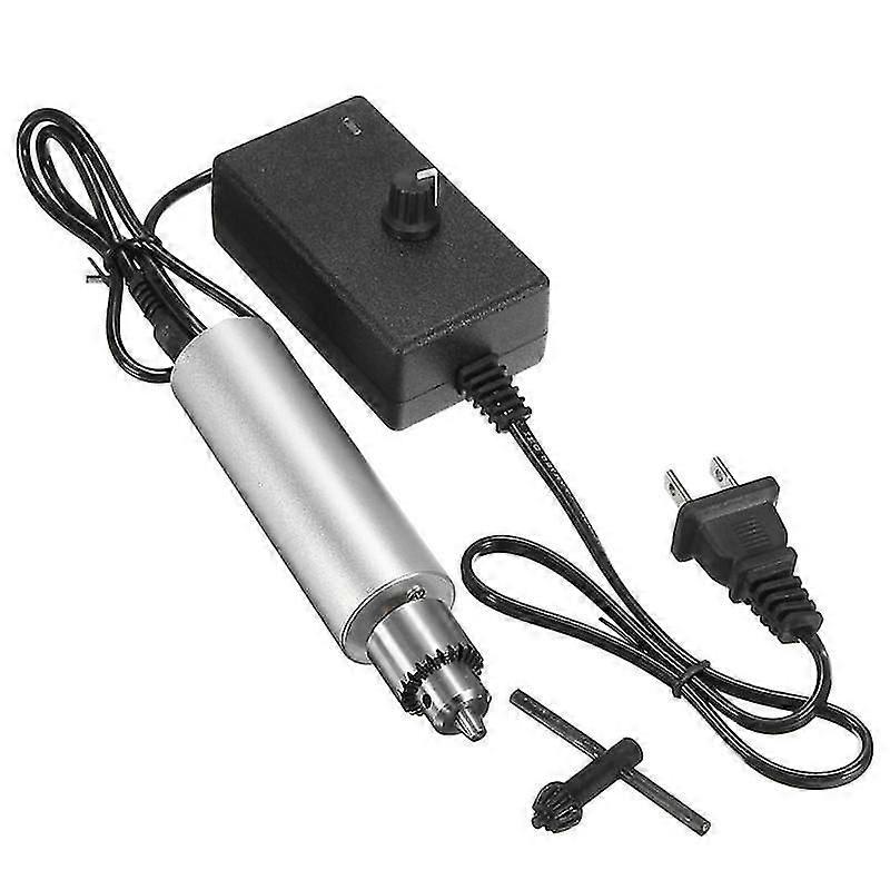 Us Plug Dc 6v-24v Mini Electric Hand Drill 385 Dc Motor With Jt0 Chuck Adjustable Speed Diy Tool Durable