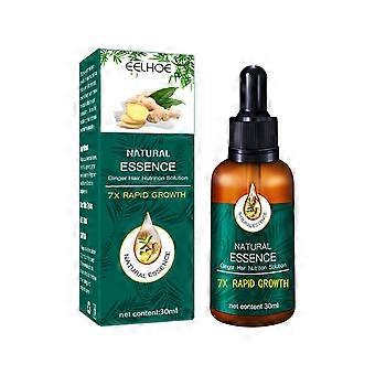2 Pcs Ginger Hair Care Essential Oil Repair Hair Follicles Hair Growth Liquid Soft and Shiny Smooth Dry and Frizzy for Men and Women