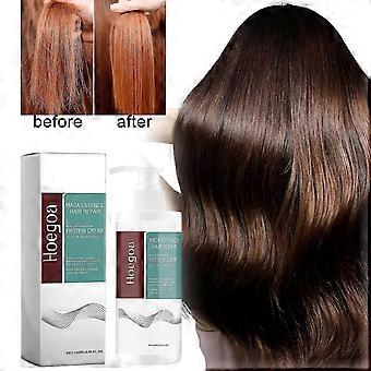 Leave-in conditioner, conditioner, herbal essence, organic protein cream, suitable for dry and damaged hair, maca essence