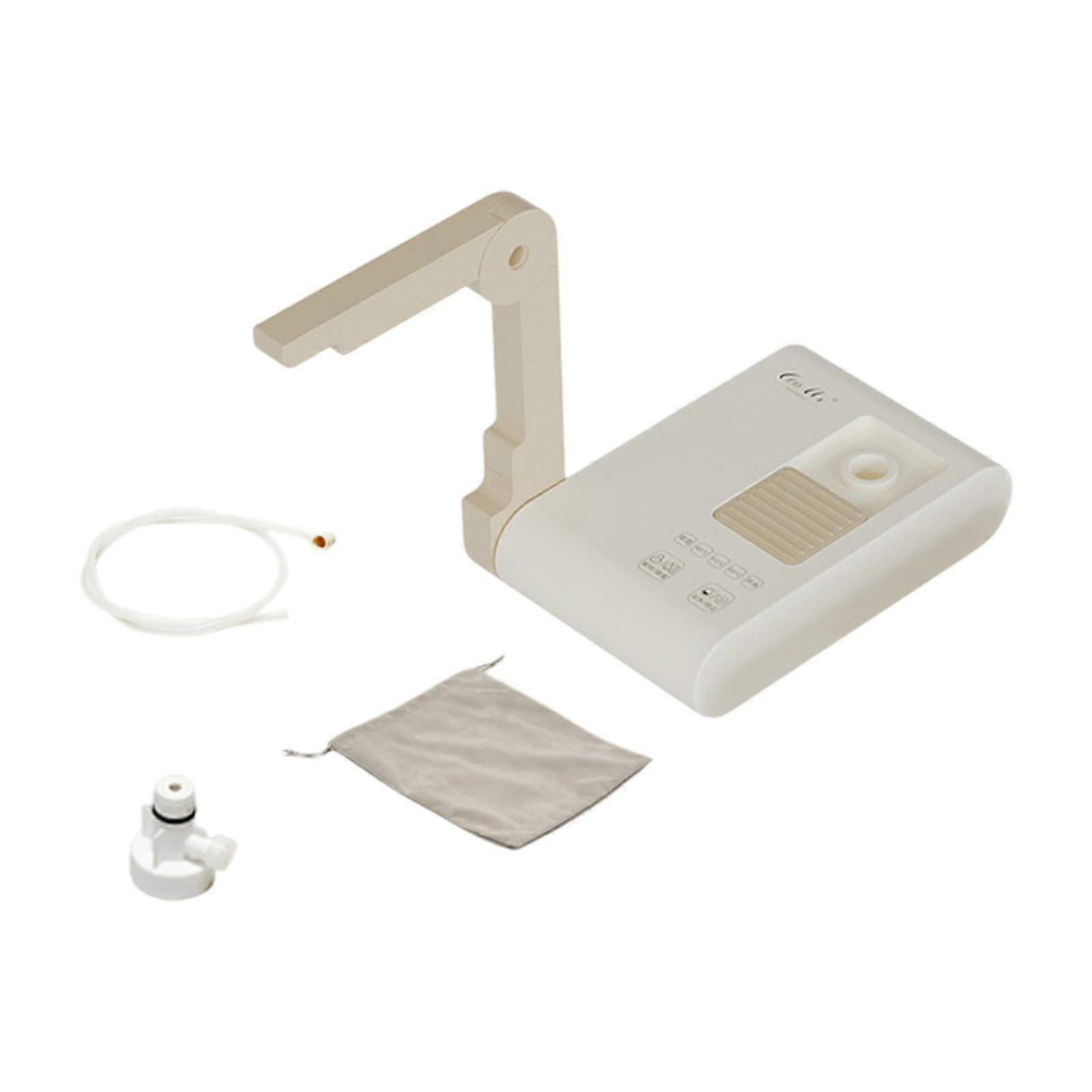 موزع الماء الساخن الفوري قابل للطي 2000 واط محمول للمطبخ التخييم المنزل أبيض