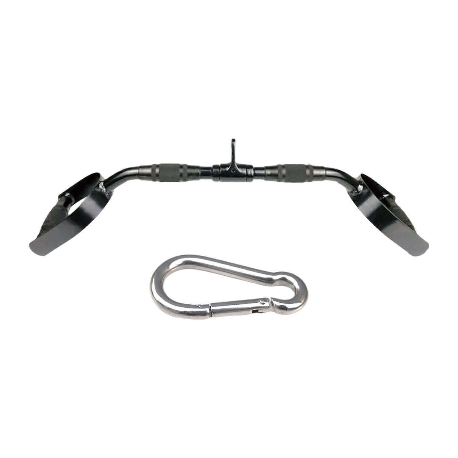 フィットネス機器アクセサリーホームジム用のラバーハンドグリップ付きプレスダウンバー