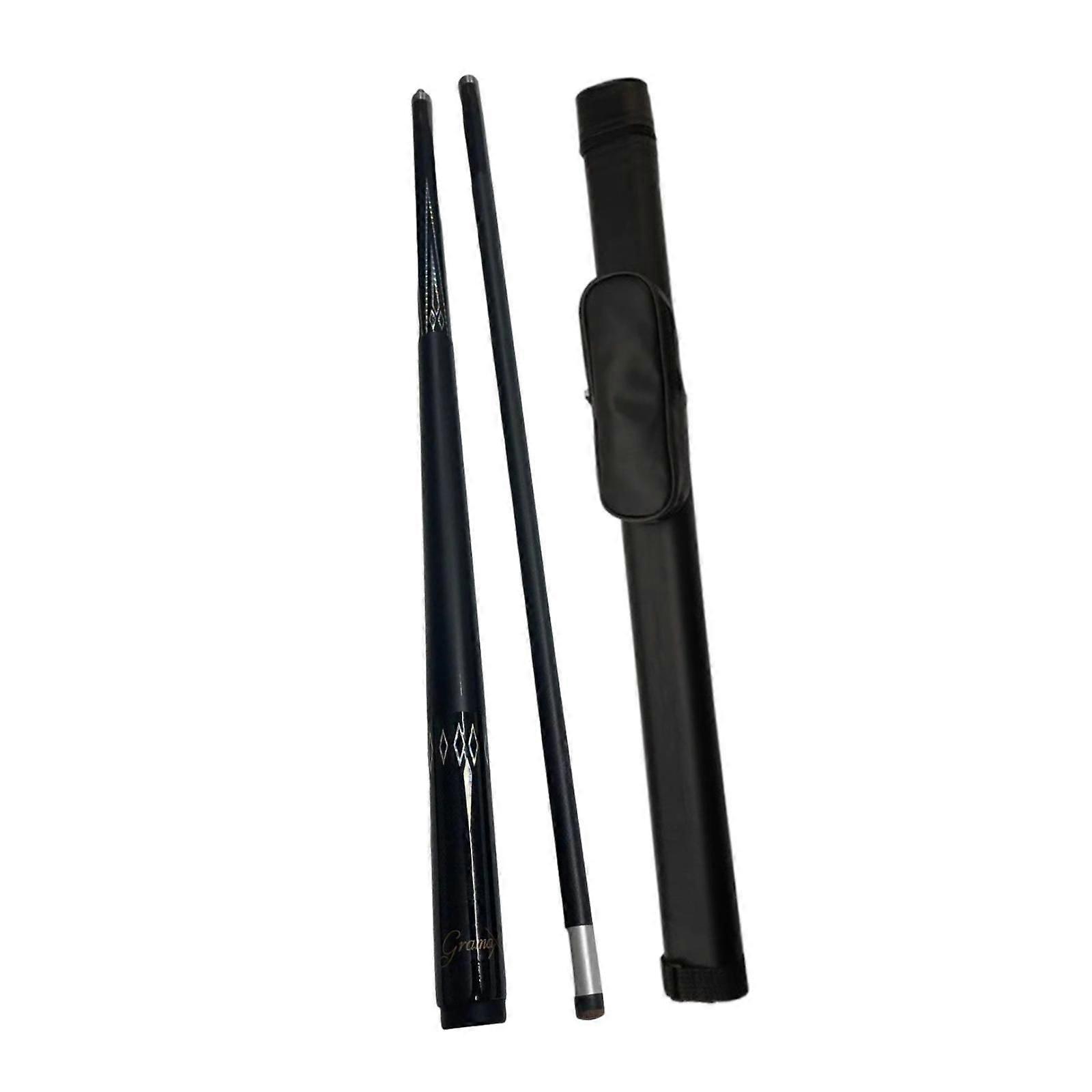 1/2 Split Pool Cue Billiard Stick for Enthusiasts Billiard Players Beginners Silver