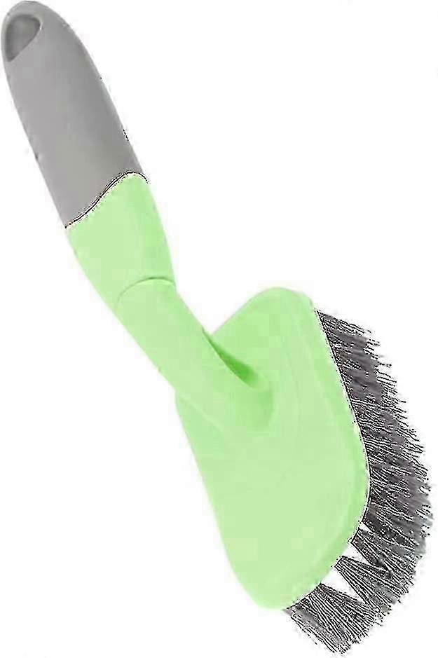 فرشاة تنظيف لتنظيف الدش ، مقبض مريح وفرشاة متينة لتنظيف حوض الاستحمام / دش / بلاط / مطبخ / أرضية / حوض استحمام / سجادة (أصفر) (1 قطعة)