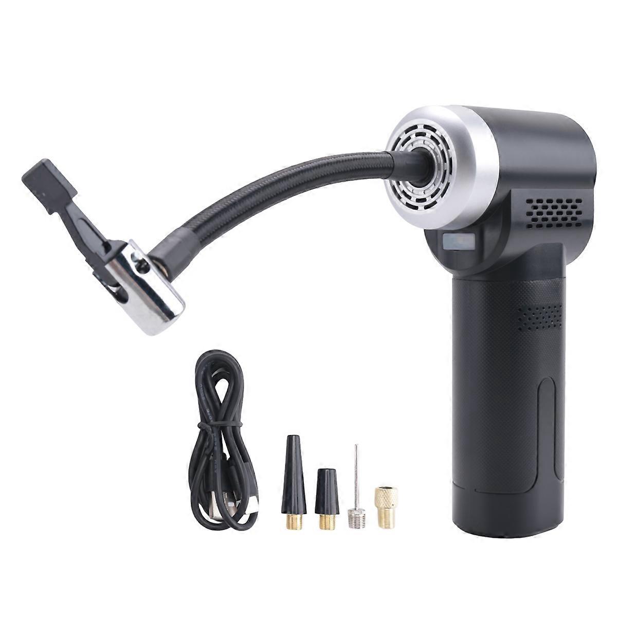 EAFC Portable Air Compressor Wireless or Wired Inflatable Pump Portable Digital Tire Inflator for Car, Bicycle, Balls