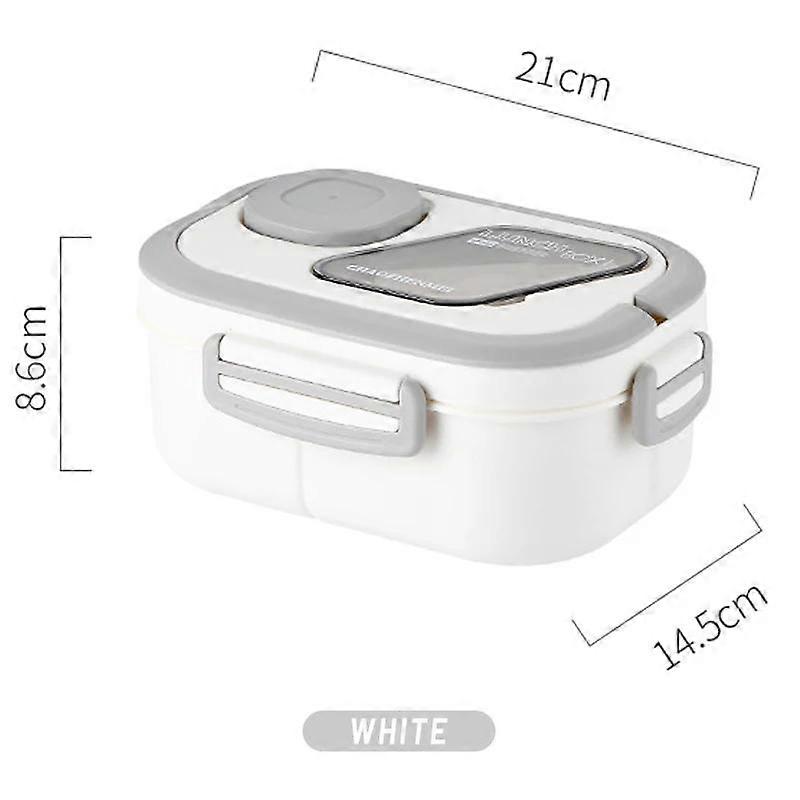 3 Tier Portable Lunch Box with Sauce Dish ECO-Friendly Bento Box Tableware Containers Carrying Handle Meal Snack Food Containers