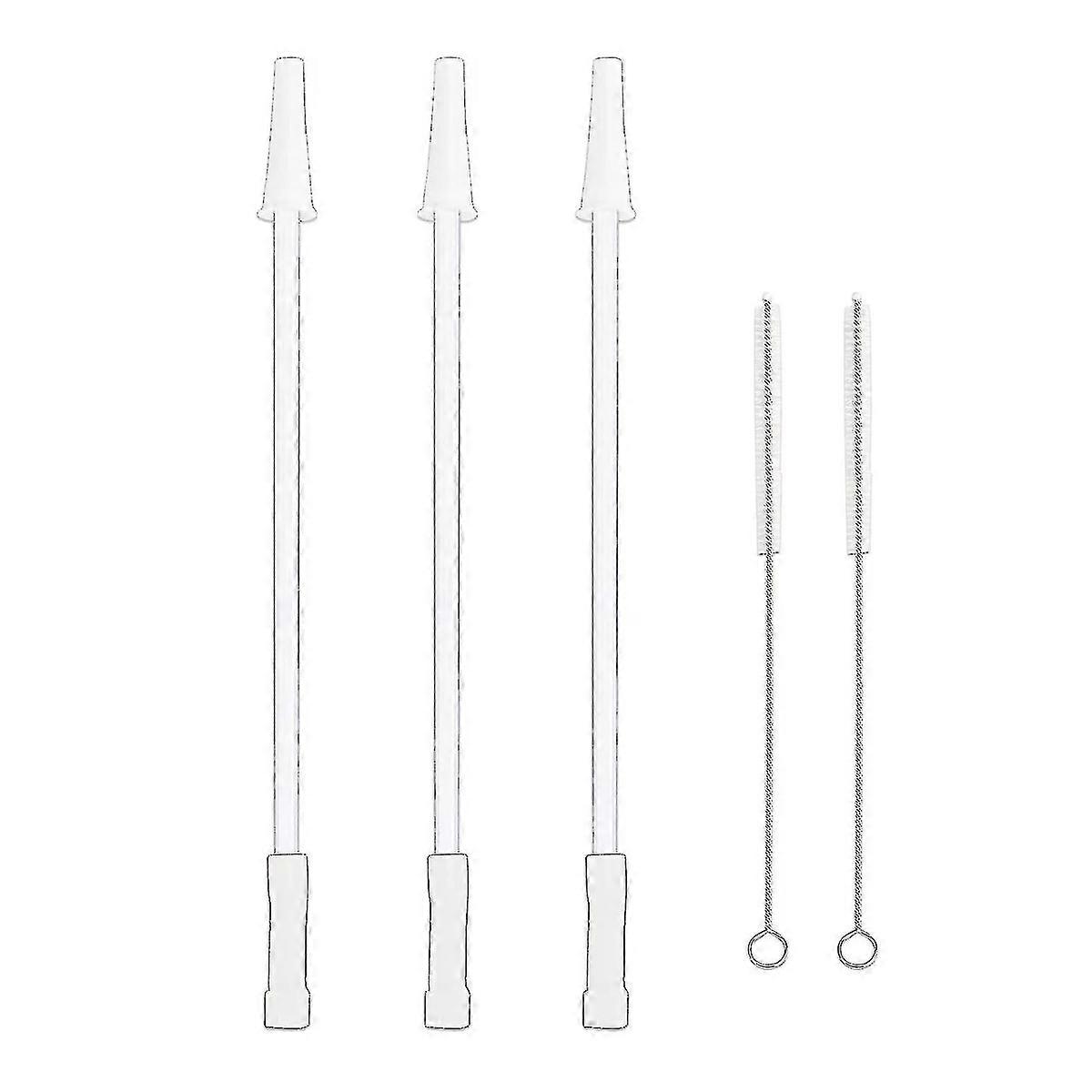 Pailles réutilisables faciles à boire pour les boissons de fitness, comprend une brosse de nettoyage, utilisation polyvalente pour les shakes et les suppléments protéinés