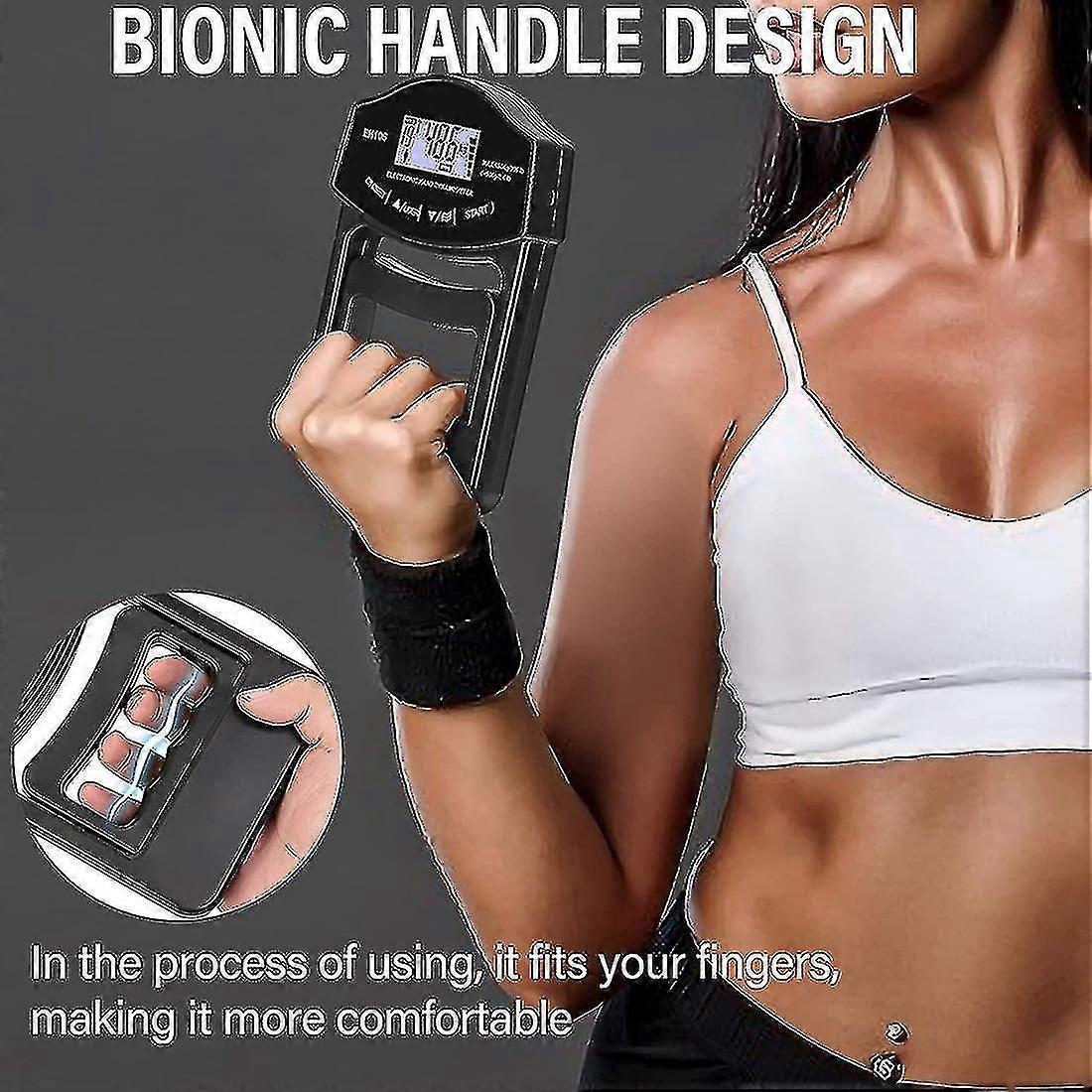 2025 New Grip Strength Tester, 396lbs/180kg Digital Hand Dynamometer Grip Strength Meter Usb Lcd Screen Hand Grip Dynamometer
