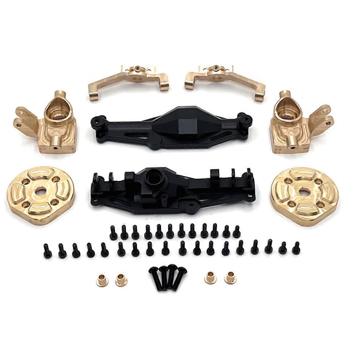 RC Car Vorderachsgehäuse Tür Achse Abdeckung Kit Schwarz