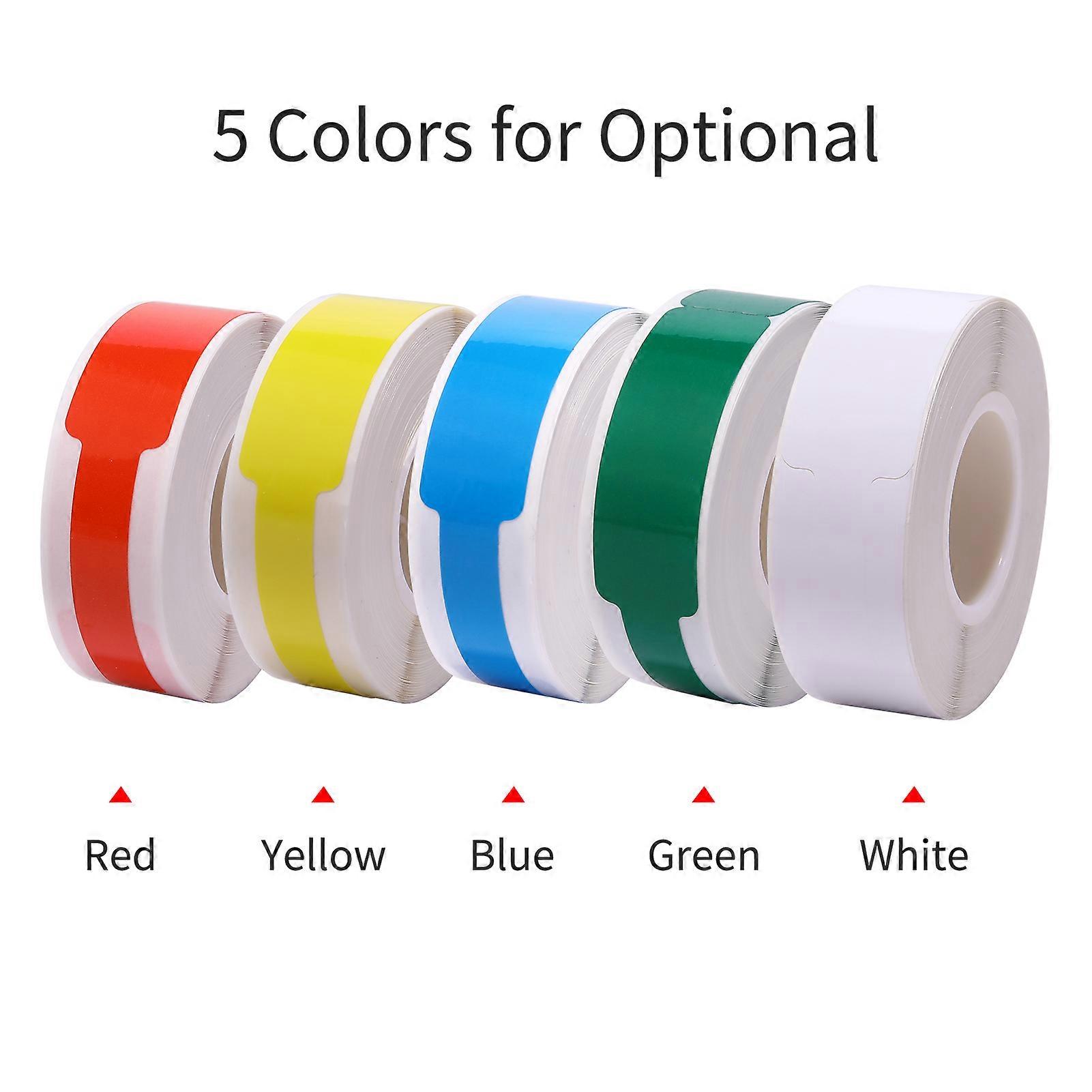 Niimbot Thermal Transfer Cable Label Skicker PET Paper for B18 Label Printer Barcode Price Size Name Blank Labels Waterproof Tear Resistant 14x120mm