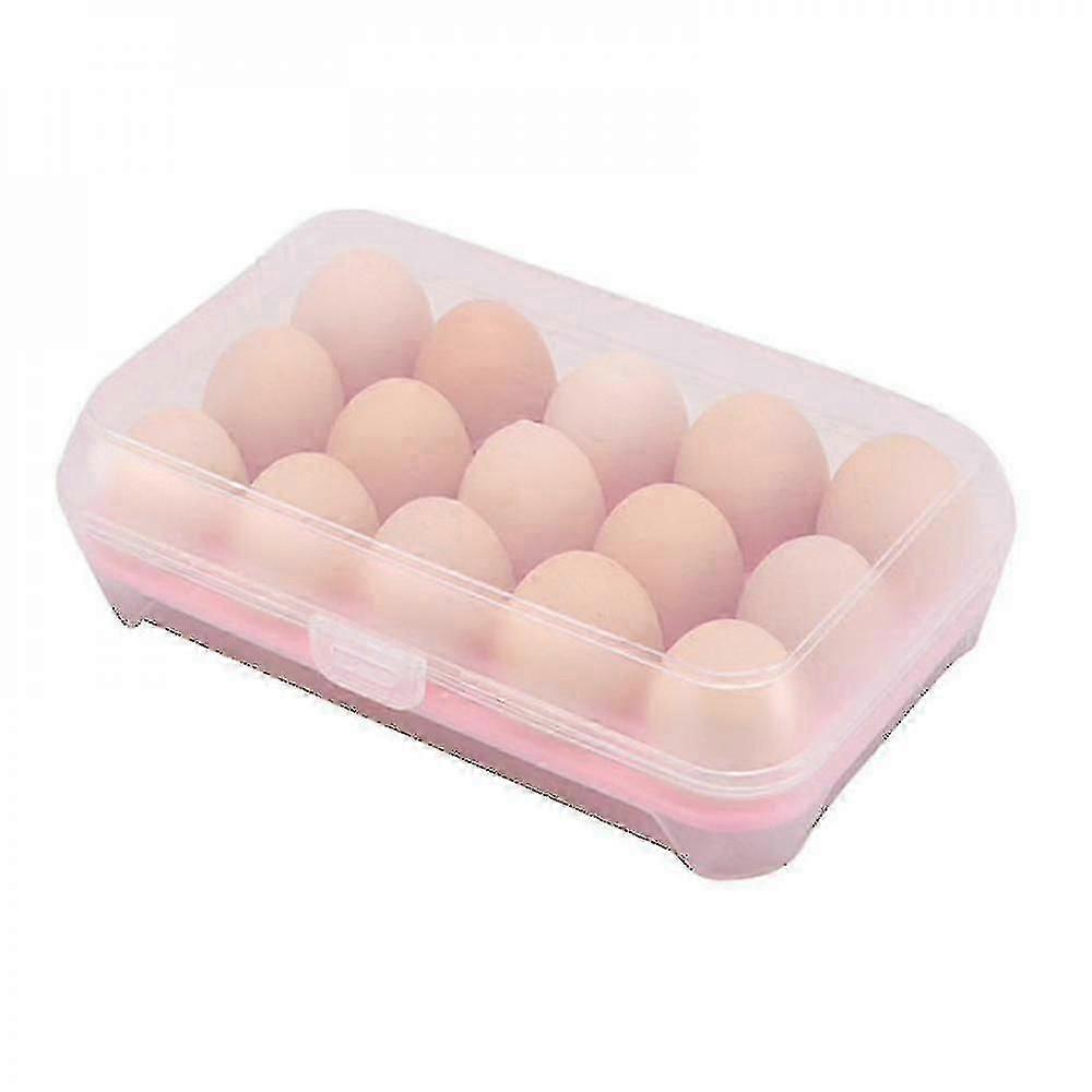 Cookware Sets Useful Refrigerator Eggs Storage Box 15 Eggs Holder Food Storage Container Case