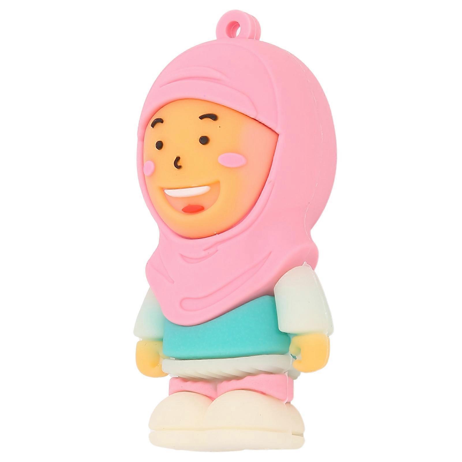 64GB Pink Cartoon USB Flash Drive Fast Data Storage & Transfer