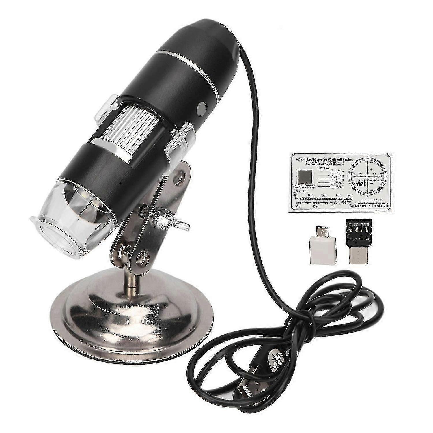 Skin Scalp Detector 500X Magnification High Resolution Hair Follicle Analyser with LED Light
