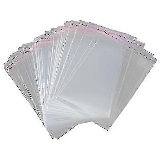 100x A3 Package Bag, 45x32cm Clear Resealable Plastic Self Seal Adhesive