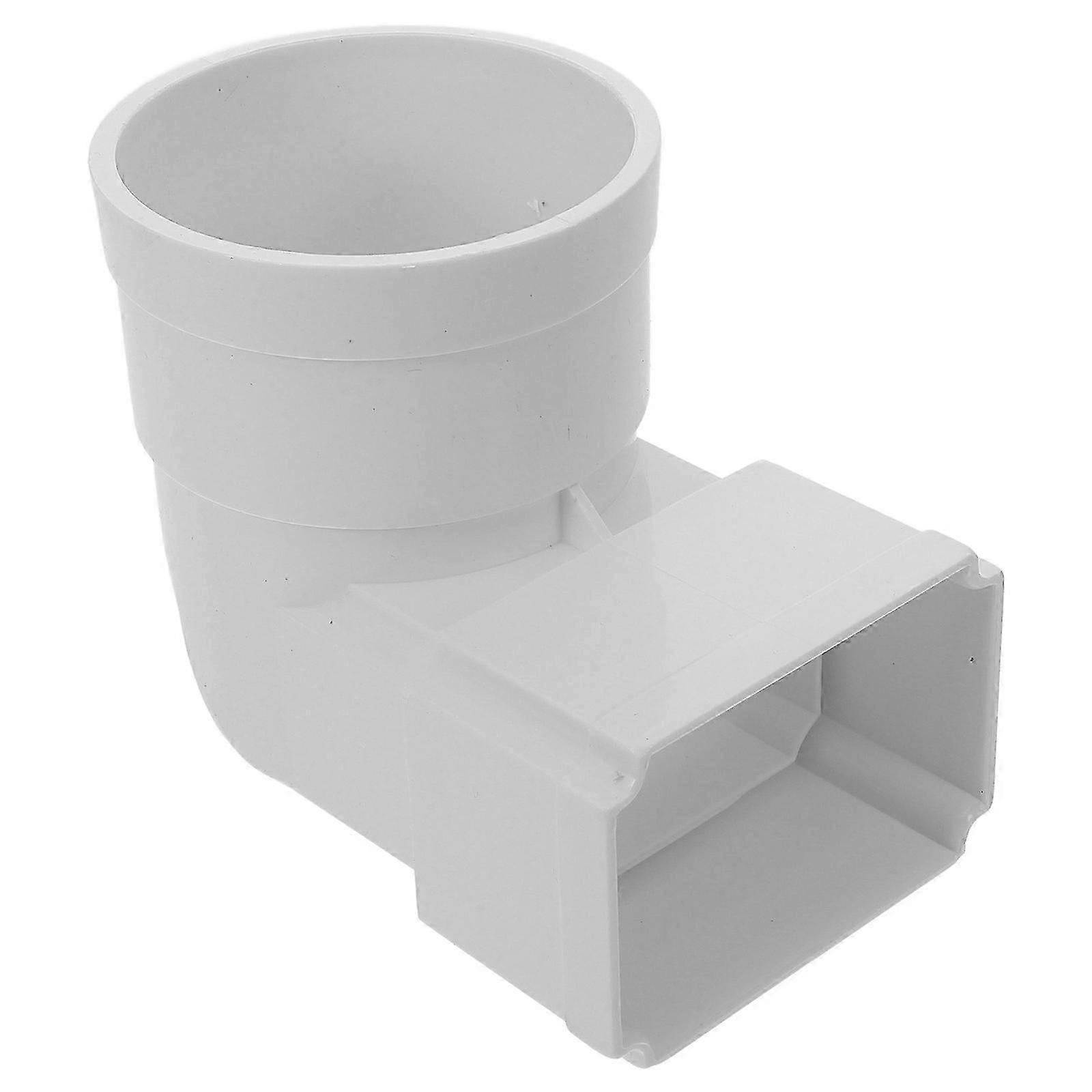 Roof Gutter Adapter with Plastic Downspouts and Drainage Connector