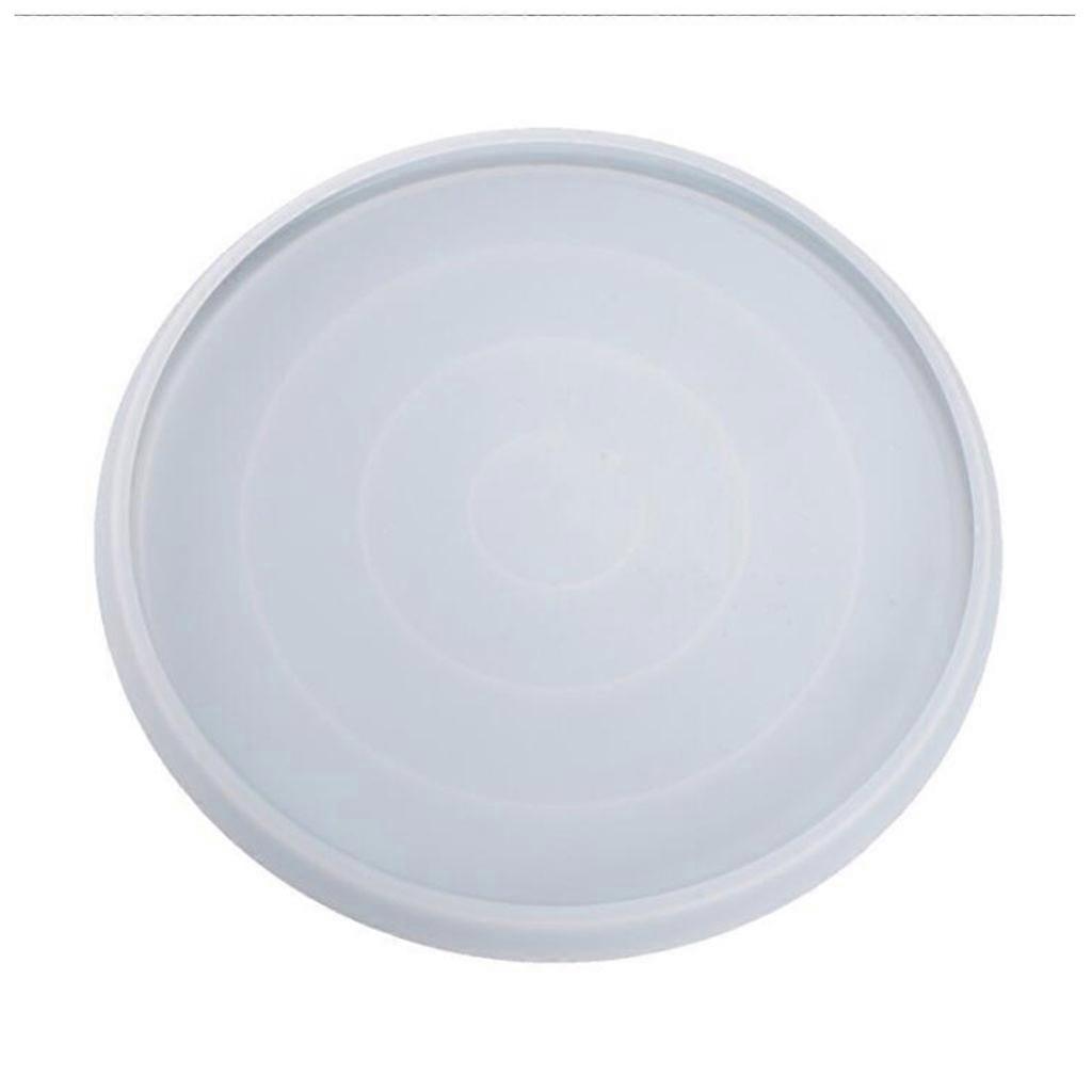 Basteln Servierplatte Brett Harz Form DIY Basteln Seife Wachs Harz Form Aufbewahrungstablett Tasse Matte Gießen Silikon Form Klar