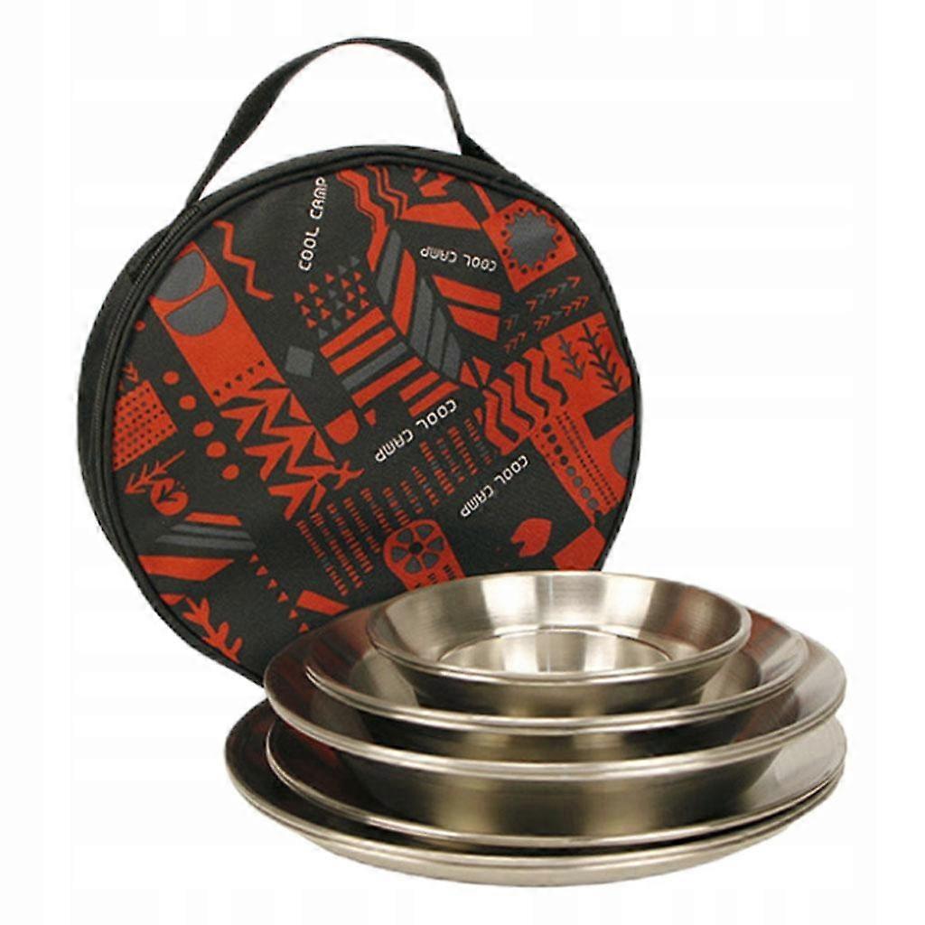 12pcs/set Outdoor Camping Nappe Set Réutilisable