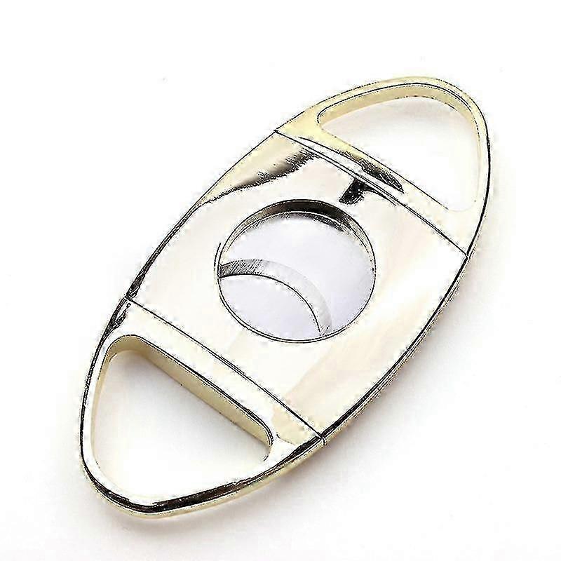 ギロチンスタイルのシガーカッター - 男性用ステンレス鋼デュアルブレードポケットクリッパー