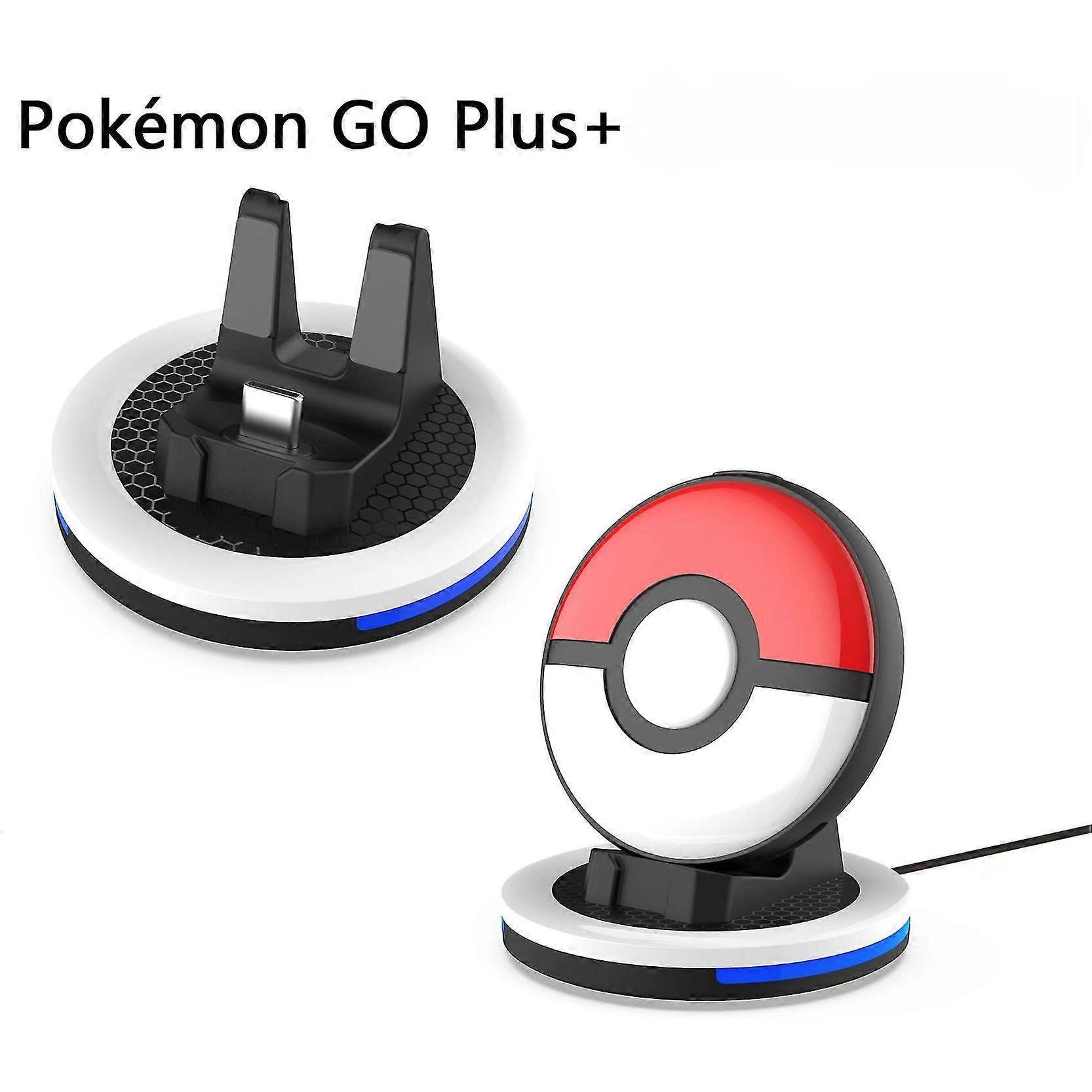 Charging Station Compatible With Pokemon Go Plus +, Charging Dock With Light For Pokmon Go Plus +