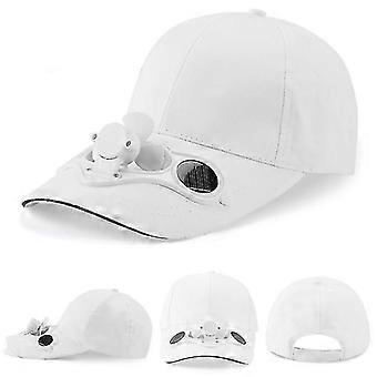 Sombrero de béisbol de ventilador Sombrero de enfriamiento solar Ventiladores domésticos Ropa novedosa