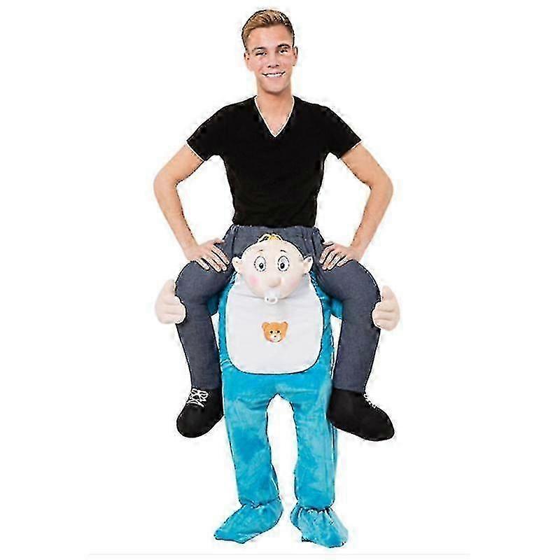 Halloween Cosplay Costume Santa Claus Fake Legs Magic Pants Woman Men Novelty Spoof Ride On Reindeer Xmas