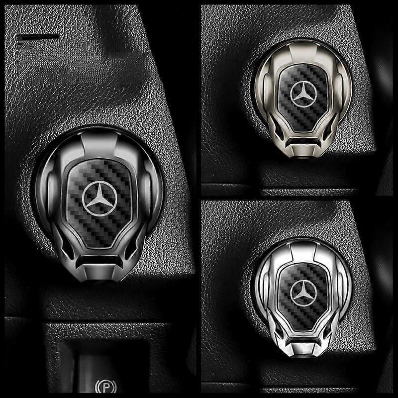 1 item for Benz Car Engine Start Stop Button Cover Push Start Button Cover Ignition Decoration Protective Cover Universal Button