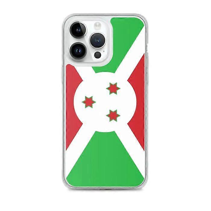 iPhone Case - Burundi Flag - iPhone 14 Pro Max - Soft - Multicolored - Vertical