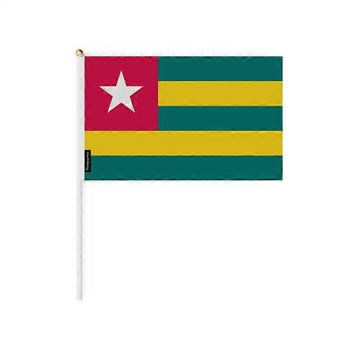 Miniature Flag - Togo - 30 x 45 cm - 50 pieces - Polyester - Lightweight - Double-Sided