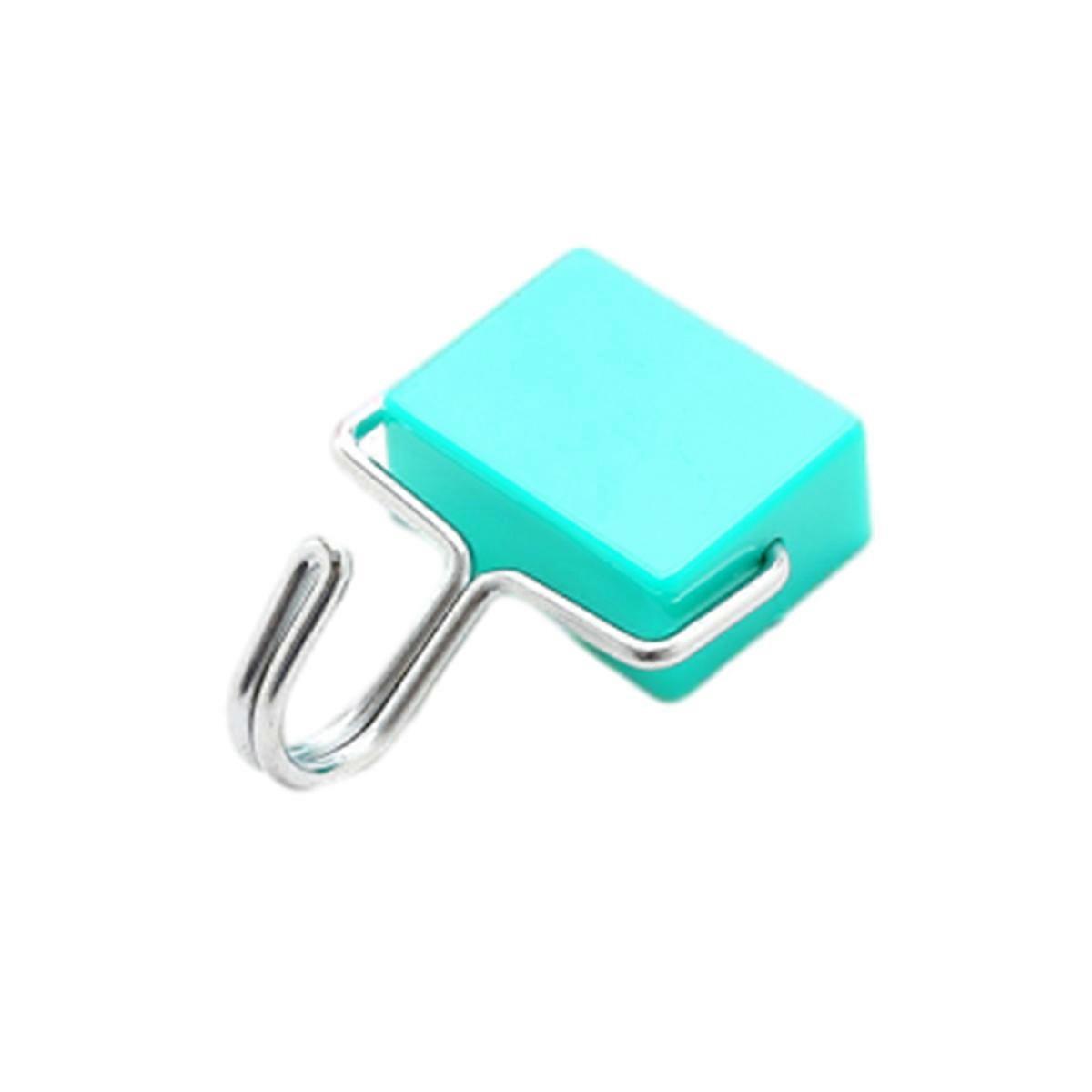 Wall Magnet Hook Refrigerator Washing Machine Magnetic Storage Rack Hooks(Blue)