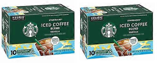 Starbucks Iced Coffee Blend Vanilla Keurig K-Cups 2 Pack