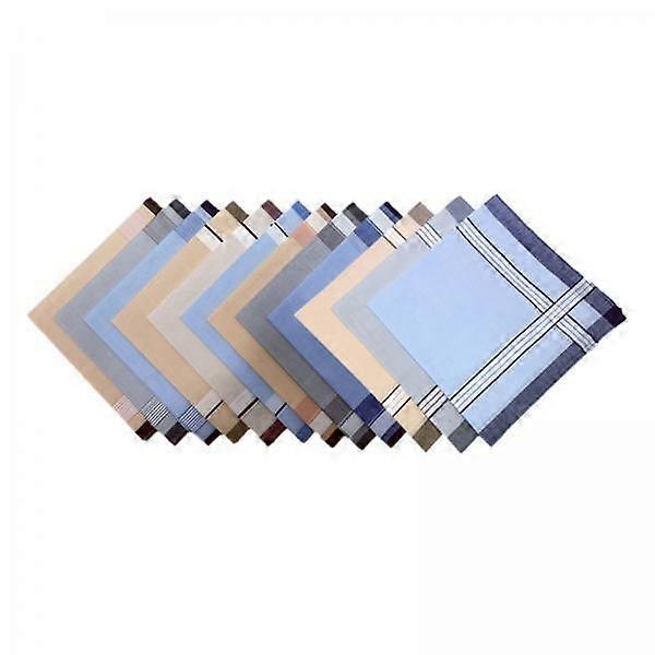 4x Lenços de Pano para Homens Lenço de Presente Premium 16 polegadas Bandanas Lenço de Bolso