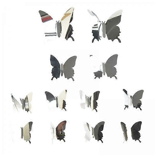 Decorative Butterfly Mirror Decals for Walls