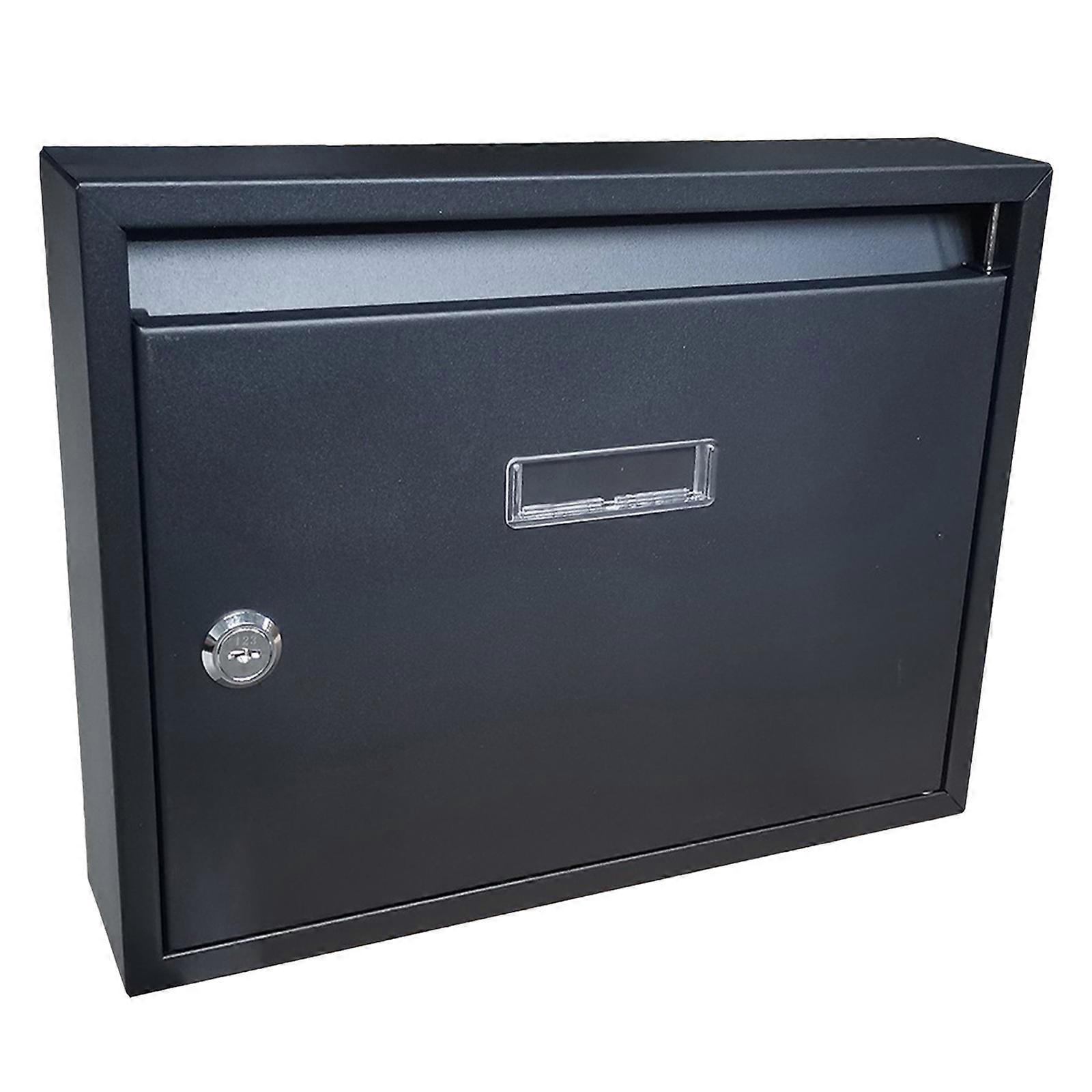 Iron Vertical Locking Letter Drop Box Durable Combination Locking Paperwork