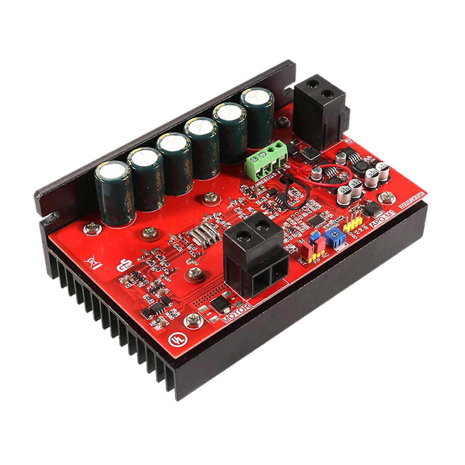 Electric Governor 2400W 24V-48V 1-50A Speed Controller Brushed Motor PWM Controller Controller with Brake Function