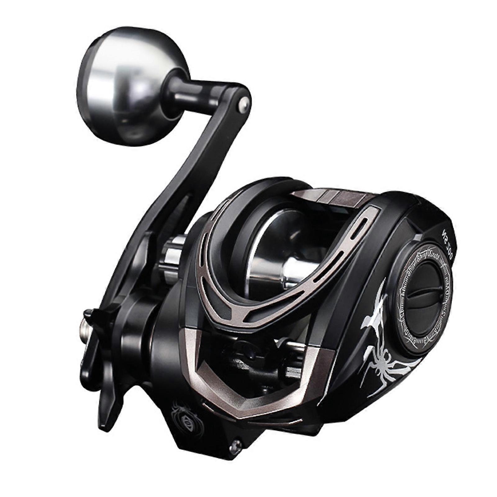 6.3:1 Gear Ratio Baitcasting Reels with Single Power Handle Magnetic Brake System Power Handle Casting Reels Easy to Use