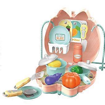 Children PlayHouse Makeup for Case/Doctor/Chef Pretend Toy Interactive Role for Play Tool Set Cosplay Toy Tool Boy Girl