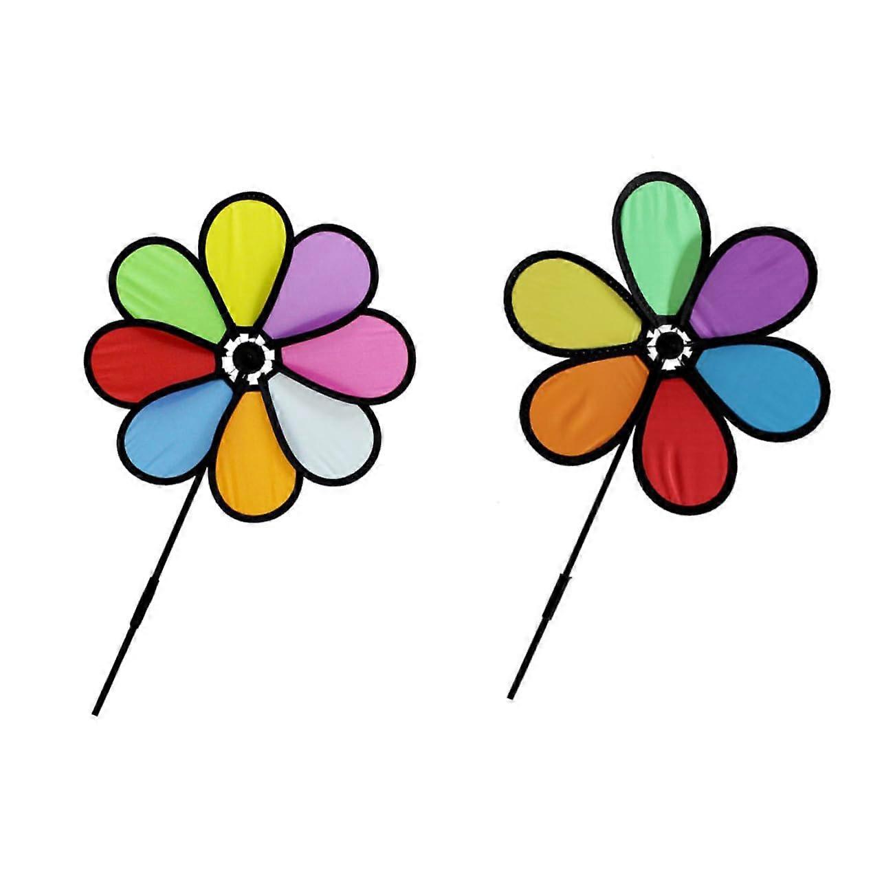 colorful garden windmill lawn outdoor windmill build yourself polyester