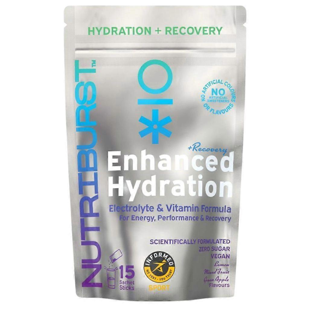 Nutriburst Enhanced Hydration + Recovery Mixed Fruit Flavour Sachets 15