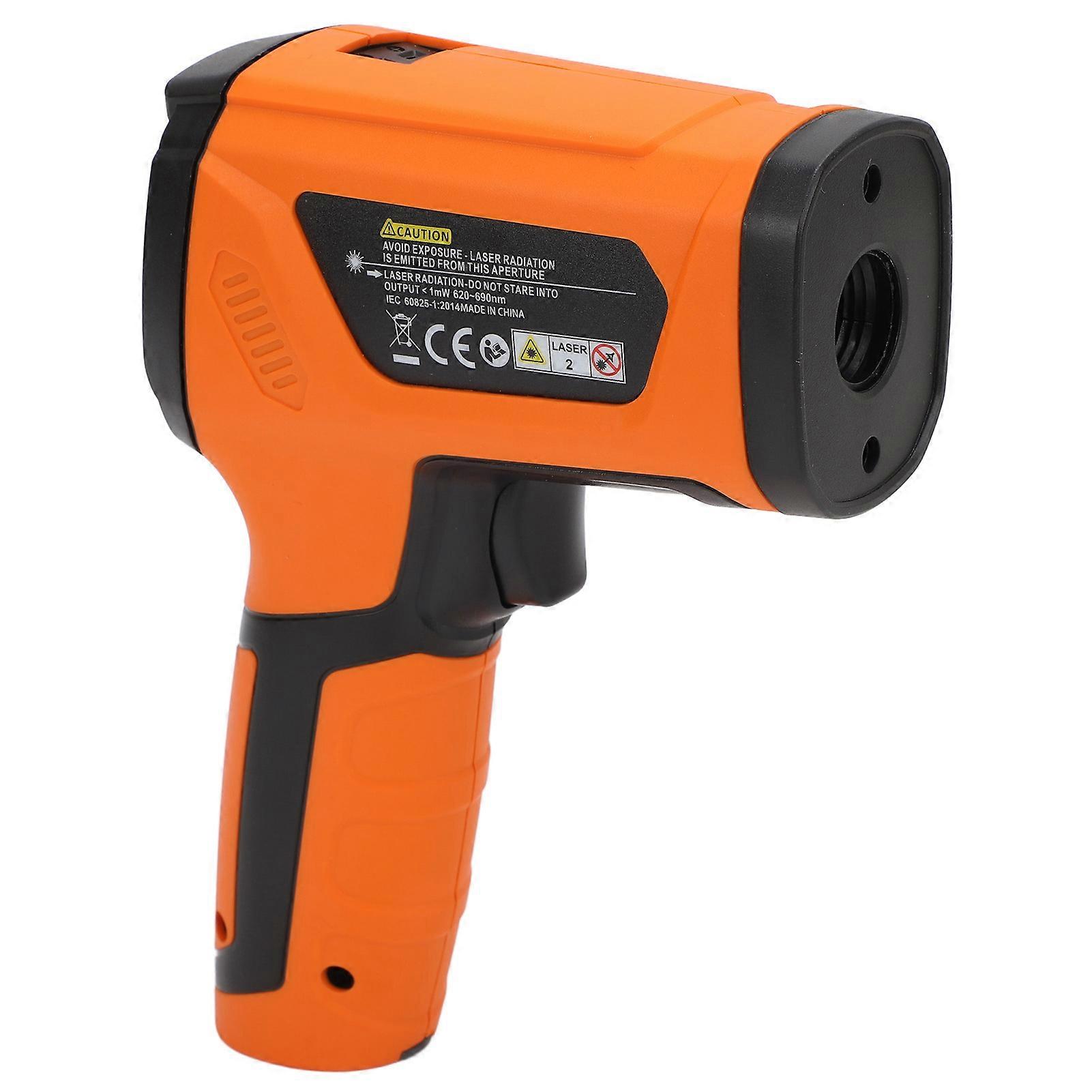 Handheld Thermometer with Color LCD 50:1 Ratio Infrared Non Contact Temperature Gun for Industrial Use ‑40‑1200℃ ‑40‑2192℉ 