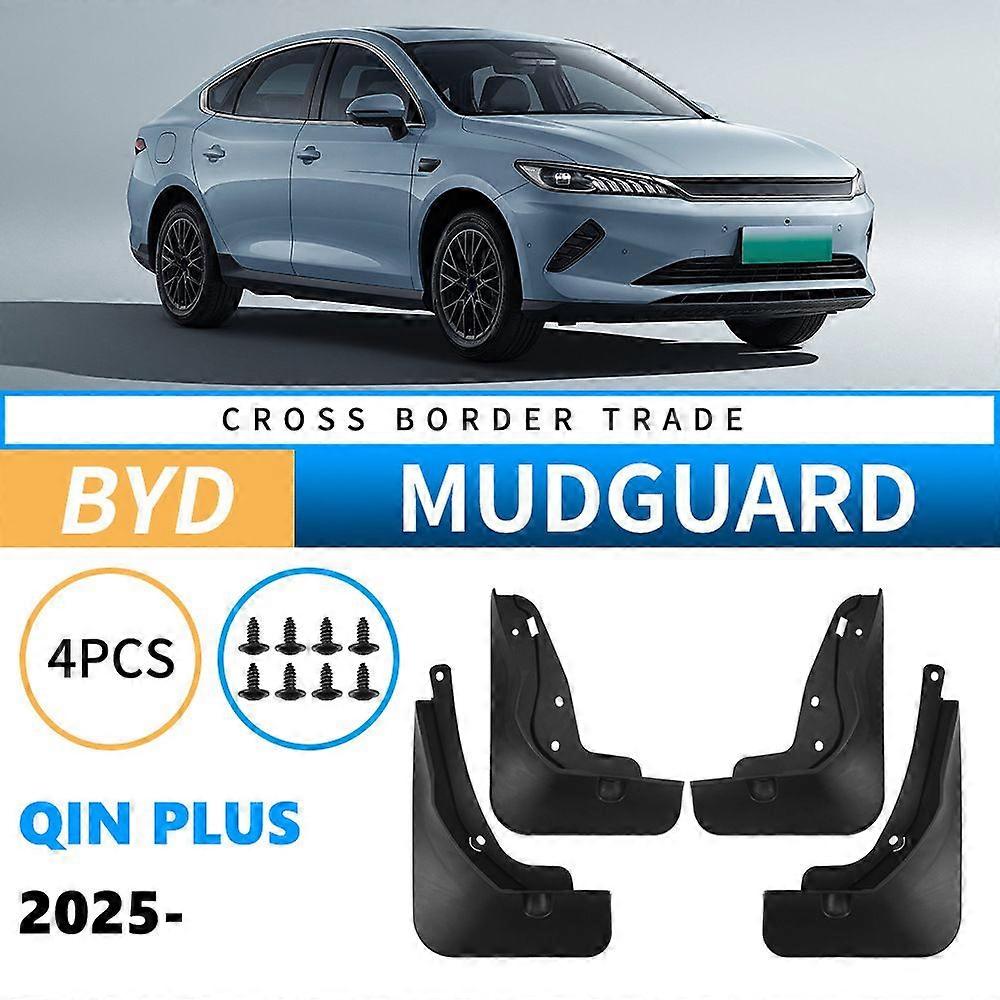 con Applicable To Byd Qin Plus 2025 Fender Car Tire Splasher Modification