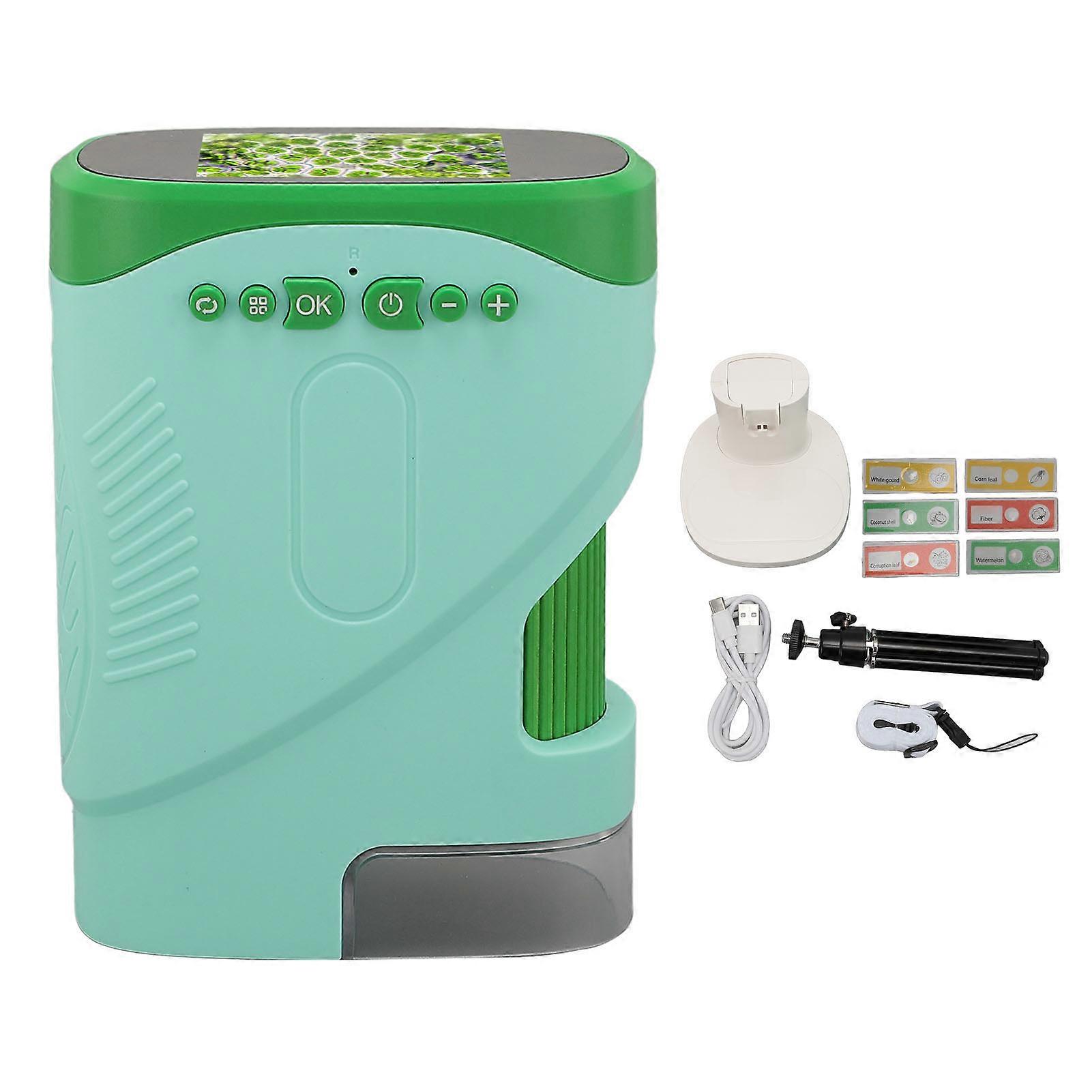 Kids 1080P Handheld Digital Microscope - 8x Zoom, 2" IPS Display, Safe Design, Dual Mode