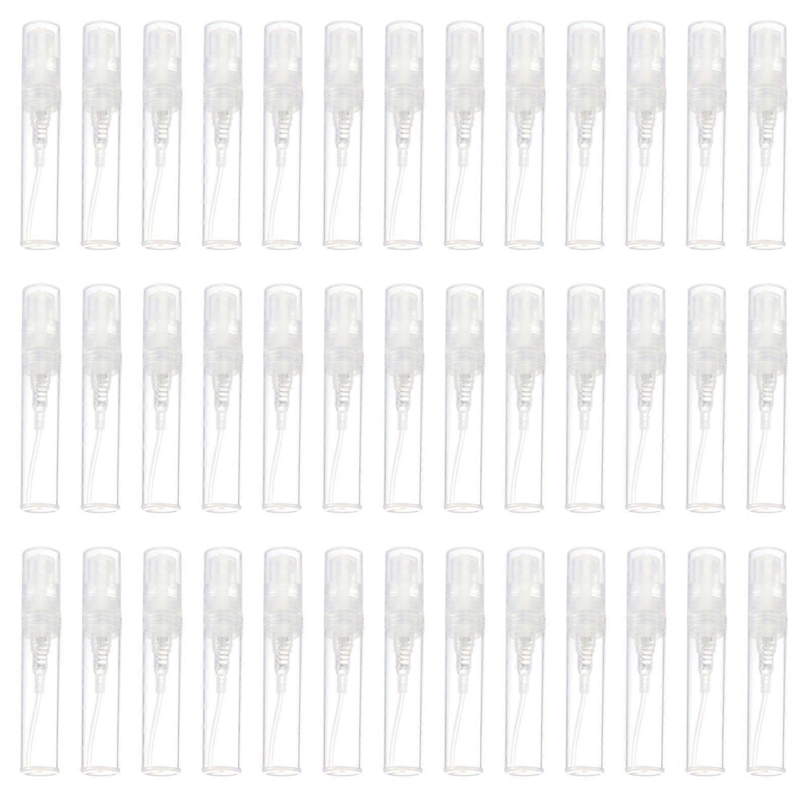 60pcs Perfume Empty Bottles Mini Spray Bottles Cosmetics Subpackaging Bottles Makeup Sample Containers 3ml