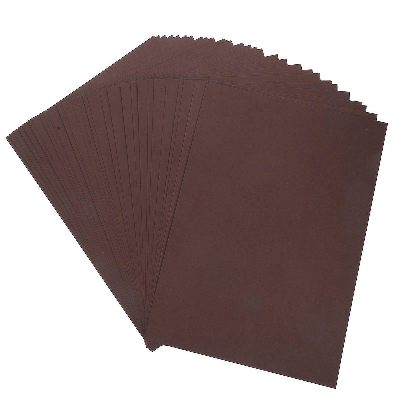 Colored Card Stock A4 Hard Cardstock For Paper Crafts Art Projects Coffee Color 210*297mm Handcrafting 30Pcs