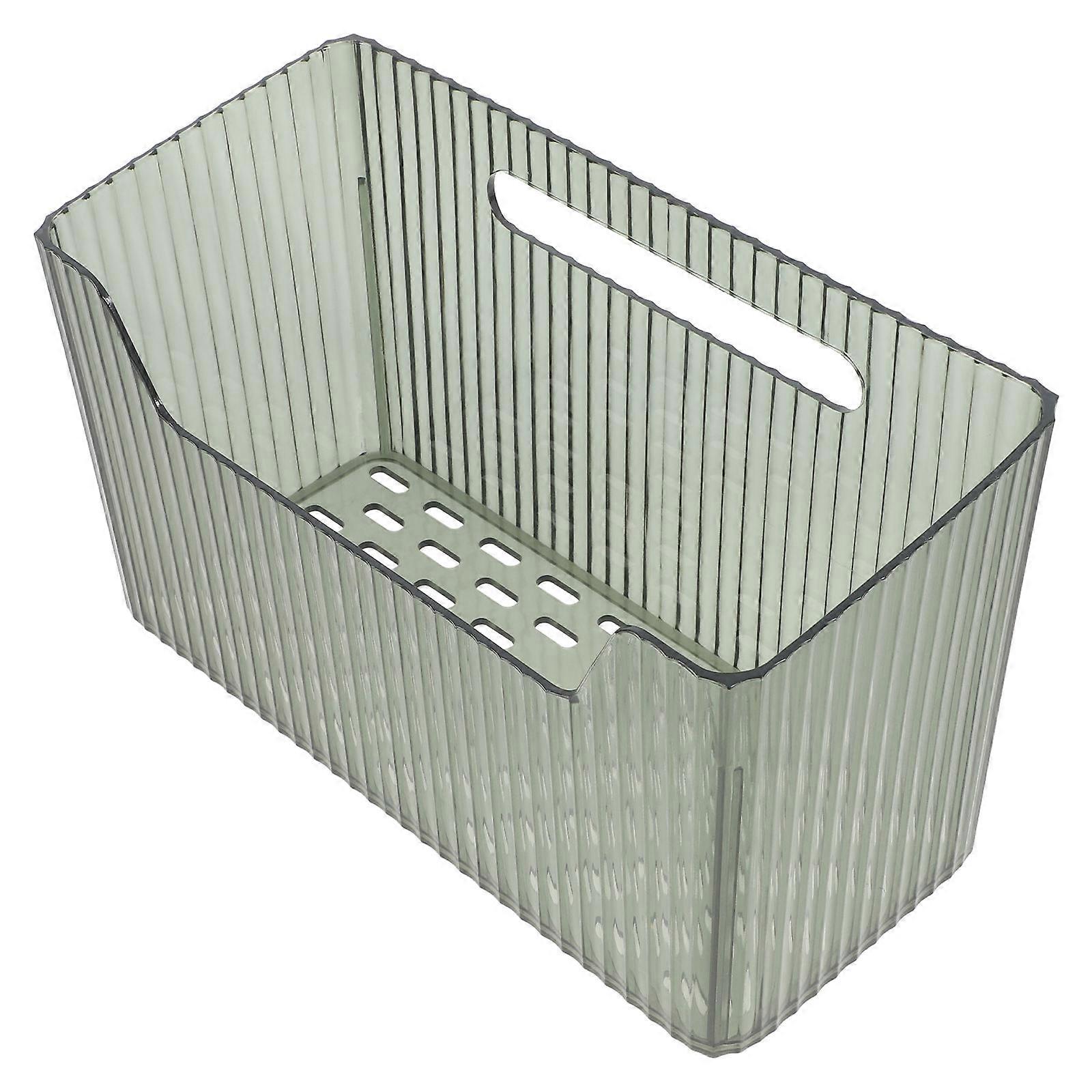 Makeup Organizer Vanity Organizer Rectangular Olive Storage Waterproof 1Pack